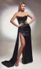 Strapless Long Corset Prom Dress: Ladivine CDS411 sold by PromGirl