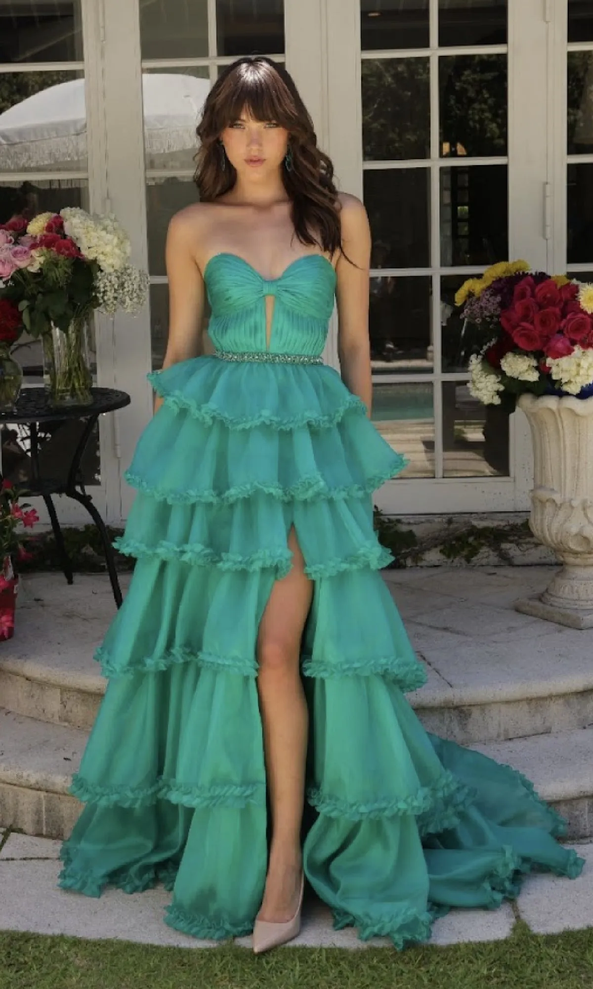 Strapless Prom Ball Gown: Ava Presley 29543 sold by PromGirl
