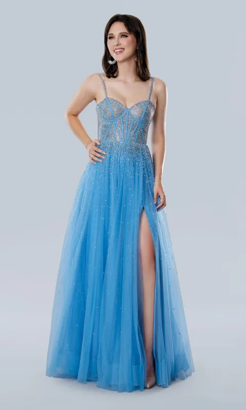 Long Prom Dress: Stella Couture 25189 sold by PromGirl