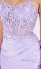 Lace-Up Lilac Prom Gown: Cinderella Couture 8185J sold by PromGirl