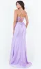 Lace-Up Lilac Prom Gown: Cinderella Couture 8185J sold by PromGirl