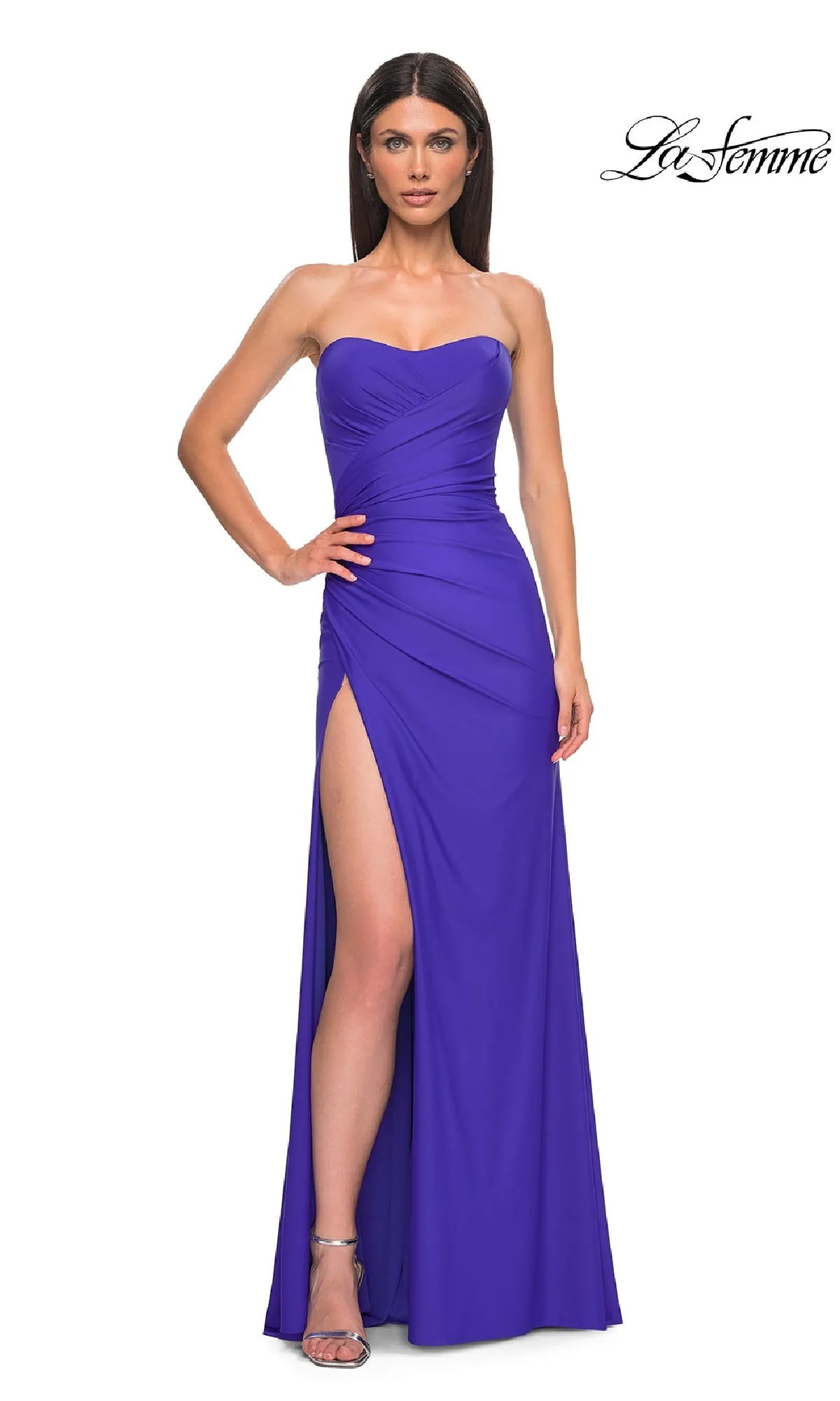 Long Prom Dress: La Femme 33012 sold by PromGirl