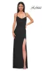 Illusion-Waist Long Prom Dress: La Femme 32966 sold by PromGirl