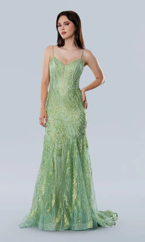Long Prom Dress: Stella Couture 25105 sold by PromGirl