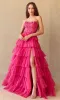 Strapless Long Prom Ball Gown: Amelia Couture 9053 sold by PromGirl
