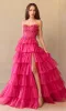 Strapless Long Prom Ball Gown: Amelia Couture 9053 sold by PromGirl