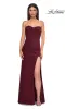 Lace-Up Strapless Long Prom Dress: La Femme 32990 sold by PromGirl