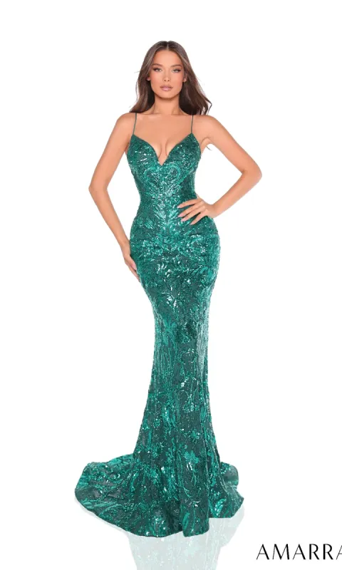 Long Prom Dress: Amarra 88288 sold by PromGirl