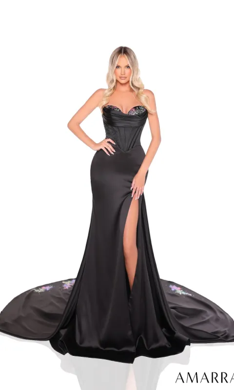 Long Prom Dress: Amarra 88272 sold by PromGirl