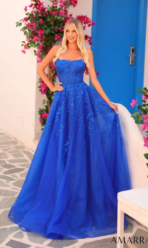 Long Prom Dress: Amarra 88258 sold by PromGirl