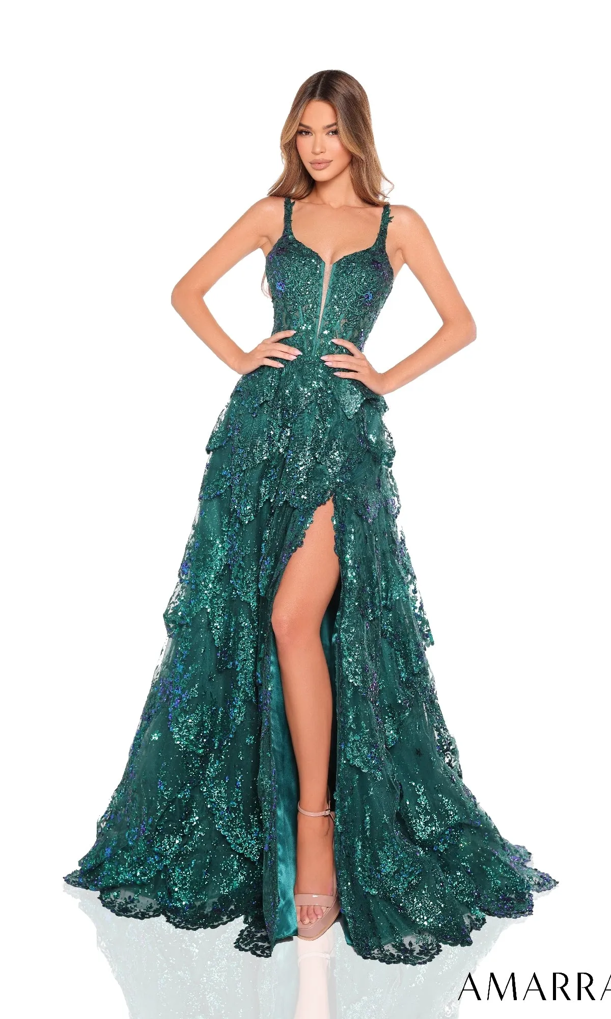 Long Prom Dress: Amarra 88260 sold by PromGirl product image thumbnail 4
