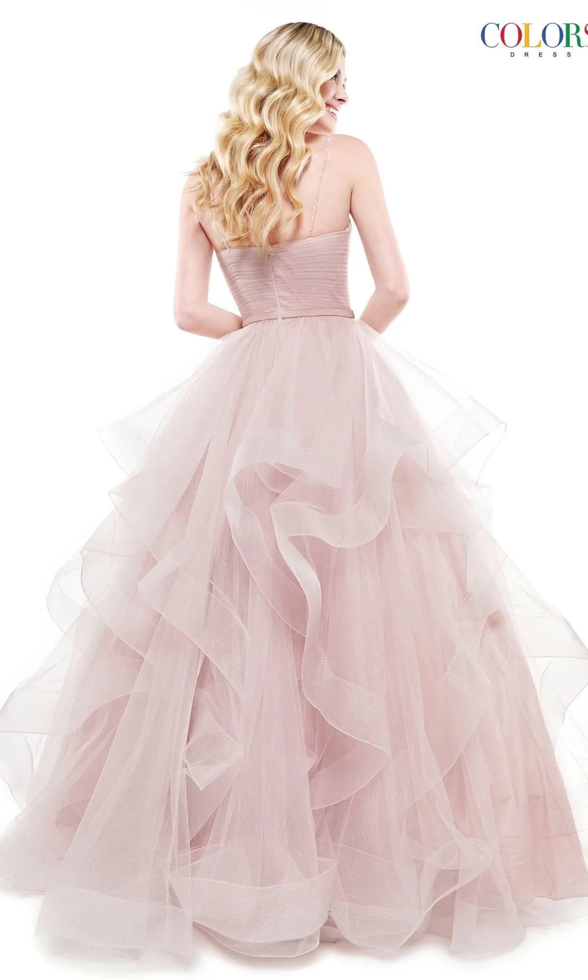 Layered Long Tulle Prom Ball Gown 2381 sold by PromGirl product image thumbnail 2