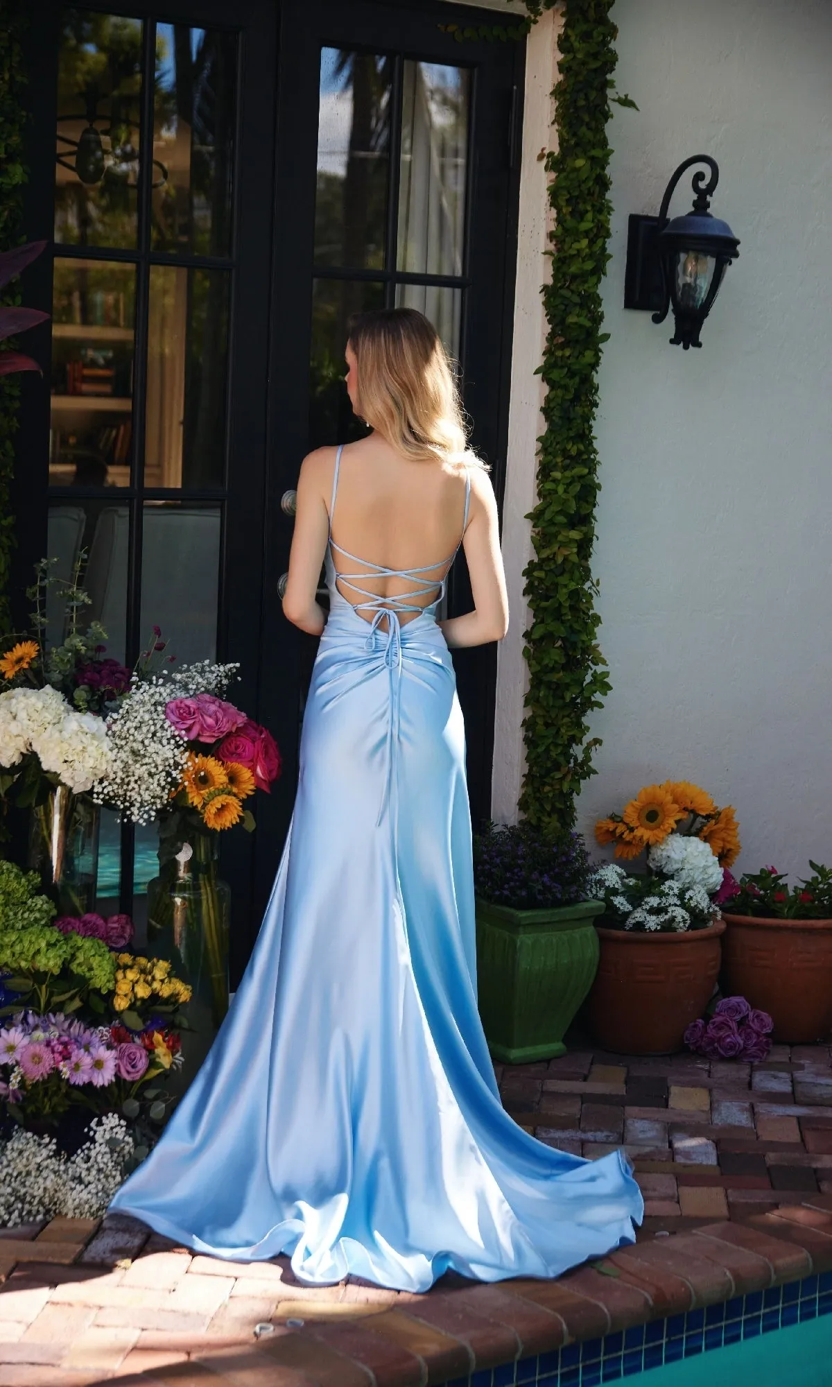 Strappy-Back Long Prom Dress: Ava Presley 47030 sold by PromGirl product image thumbnail 2