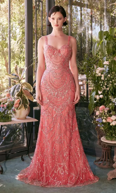 Beaded Long Prom Dress: Andrea $ Leo  A1363 sold by PromGirl