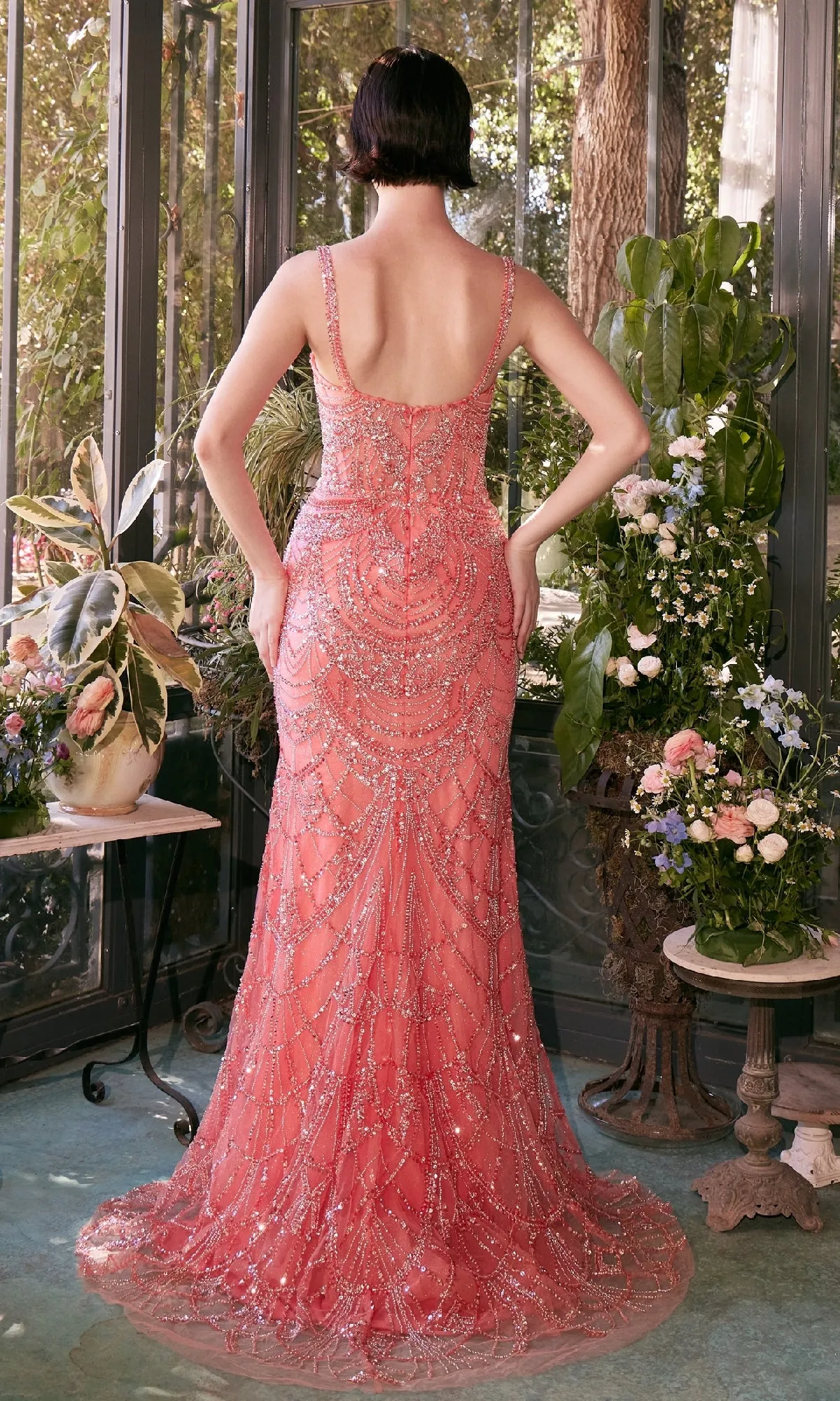 Beaded Long Prom Dress: Andrea $ Leo A1363 sold by PromGirl product image thumbnail 2