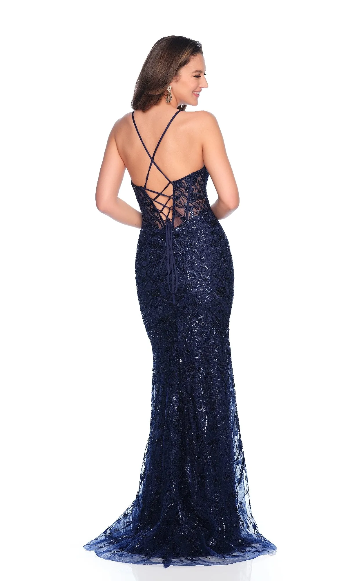 Long Prom Dress: Dave & Johnny 11838 sold by PromGirl product image thumbnail 4