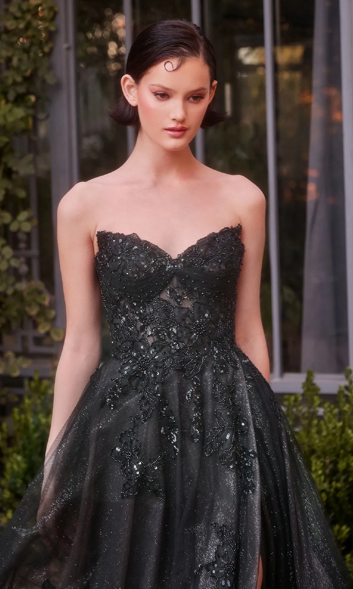 Strapless Long Prom Dress: Andrea & Leo A1378 sold by PromGirl product image thumbnail 2