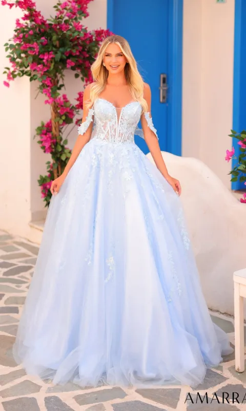Long Prom Dress: Amarra 88409 sold by PromGirl