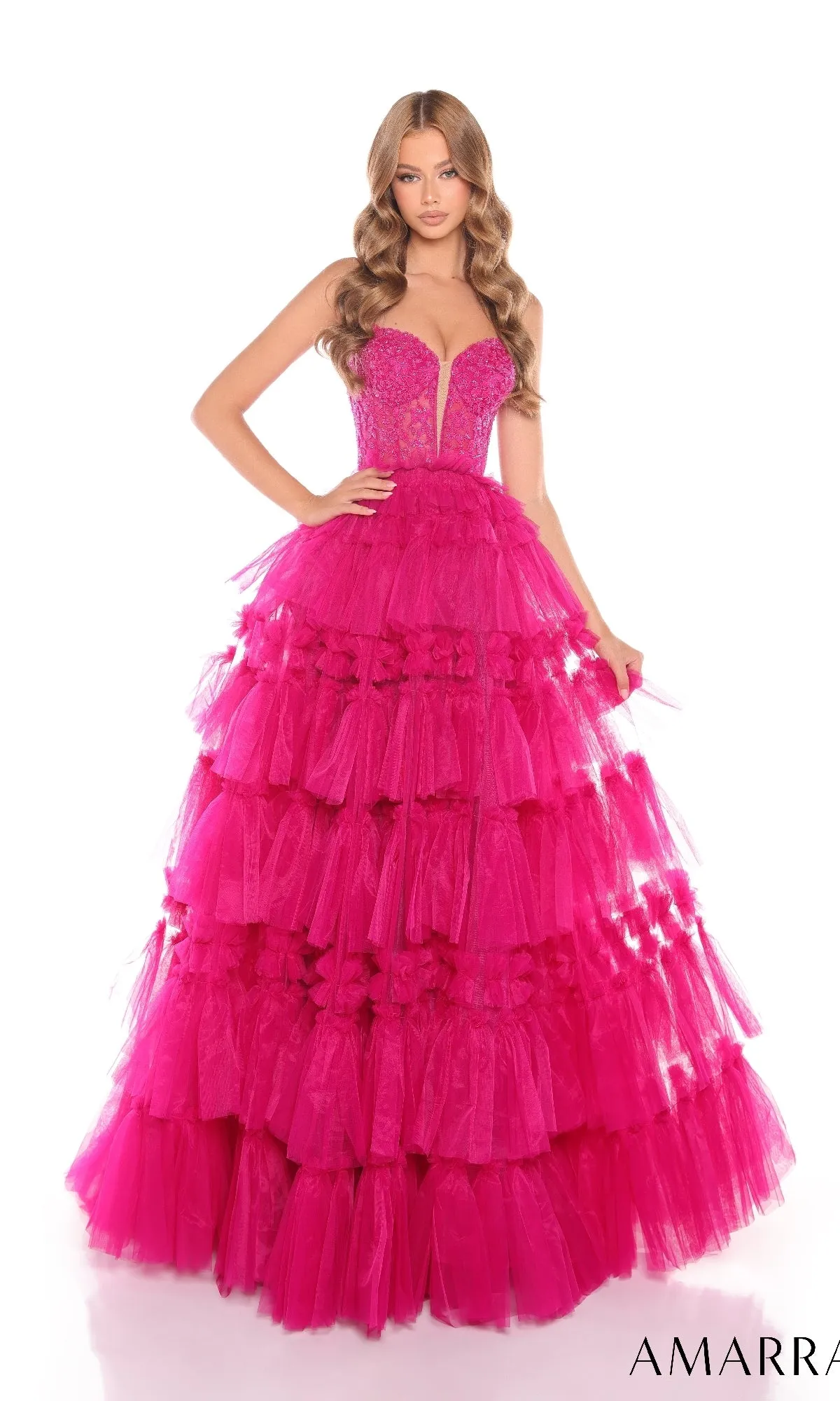 Long Prom Dress: Amarra 88398 sold by PromGirl product image thumbnail 3