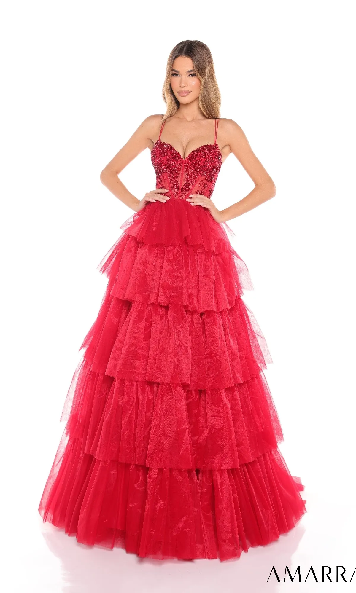 Long Prom Dress: Amarra 88345 sold by PromGirl product image thumbnail 3