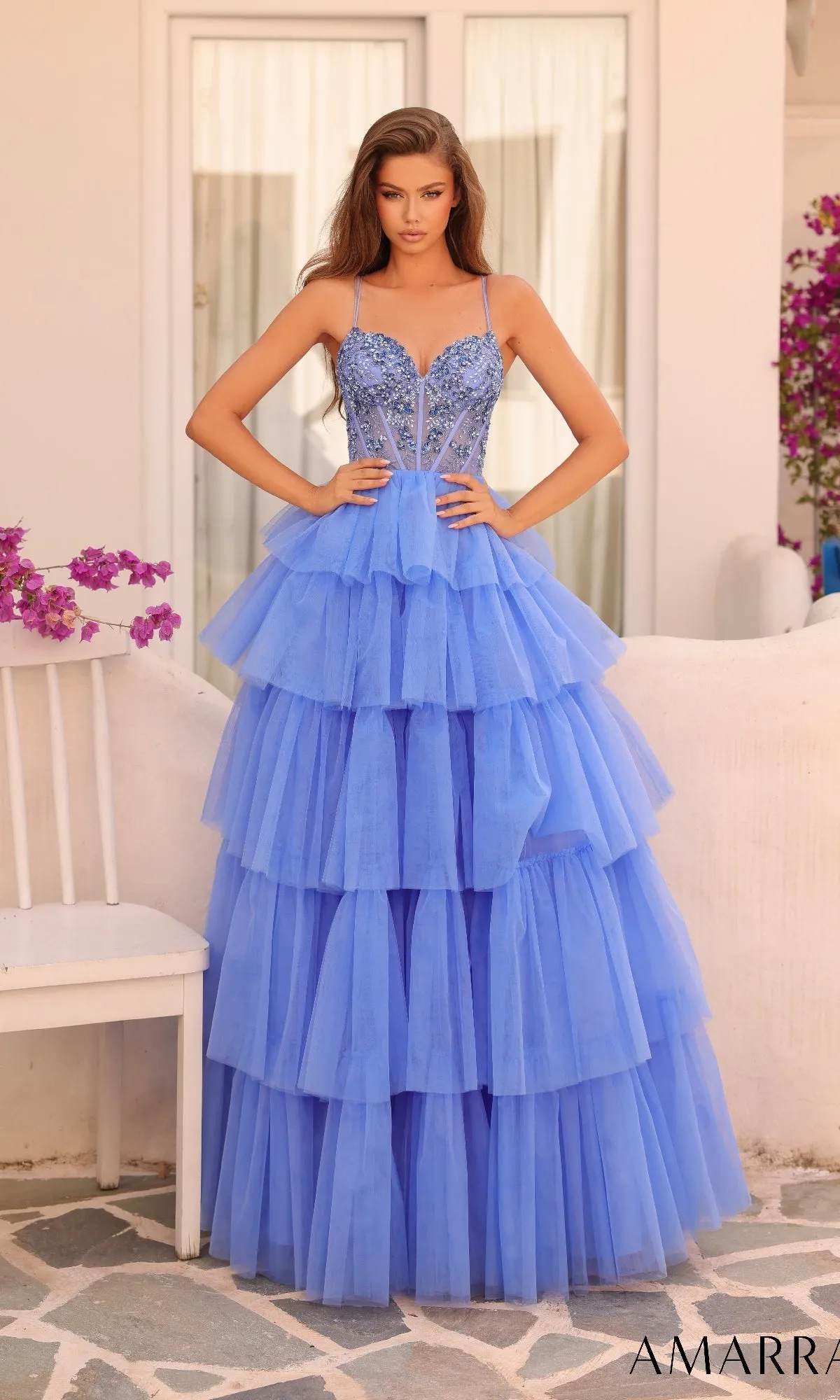 Long Prom Dress: Amarra 88345 sold by PromGirl