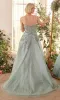 Strapless Long Prom Ball Gown: Andrea & Leo A1387 sold by PromGirl