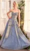 Strapless Long Prom Ball Gown: Andrea & Leo A1387 sold by PromGirl