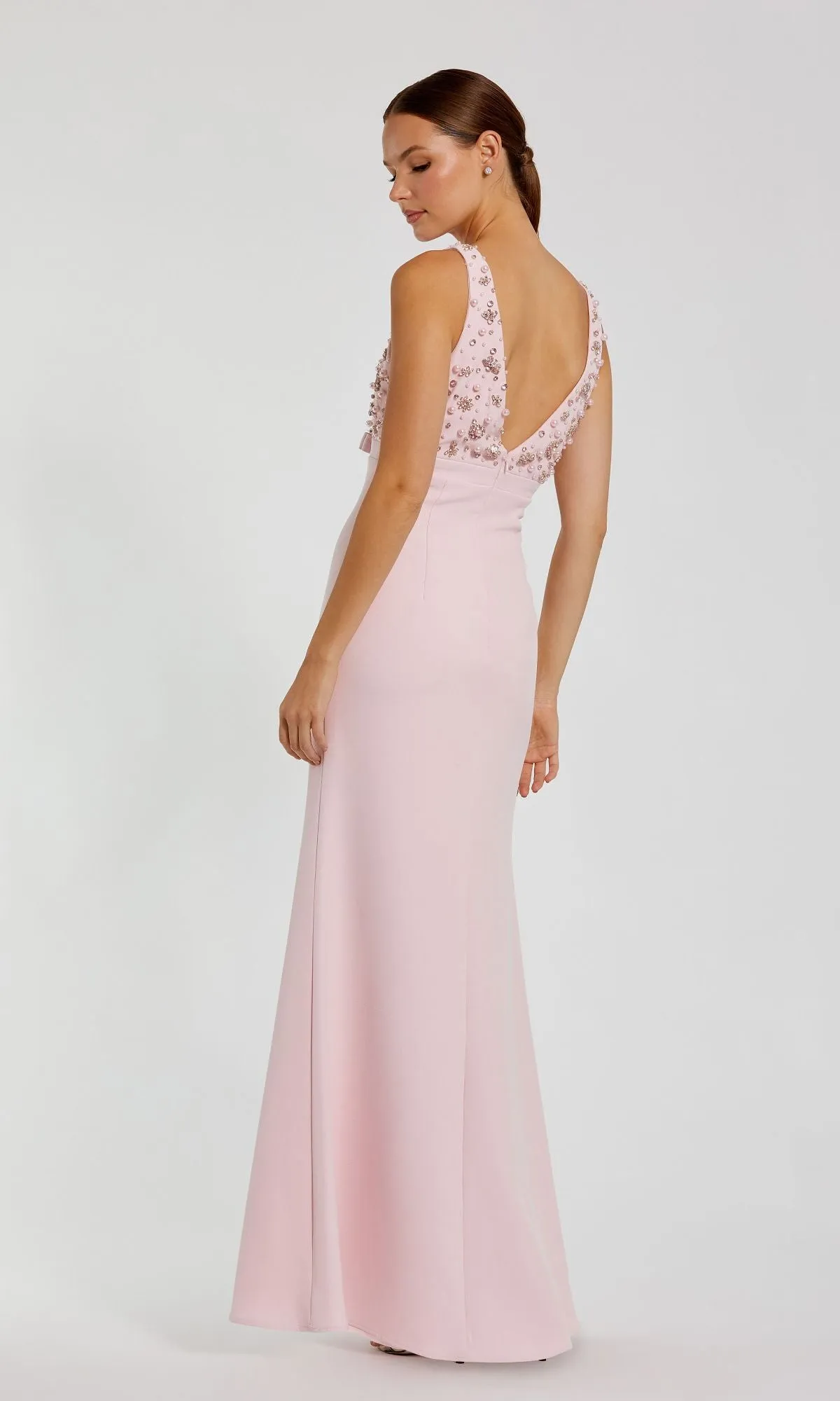 Beaded-Bodice Long Prom Dress: Mac Duggal 2278 sold by PromGirl product image thumbnail 5