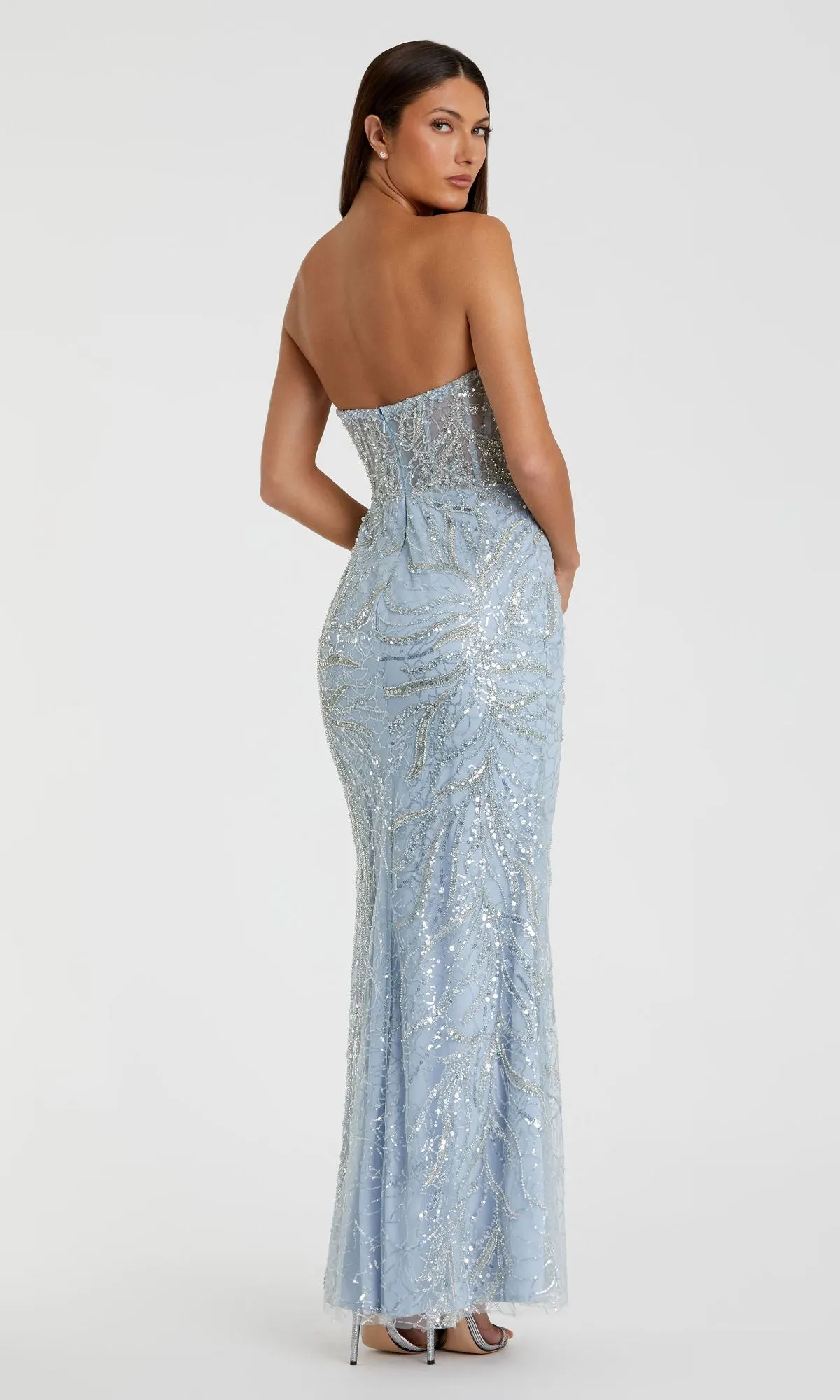 Strapless Long Beaded Prom Dress: Mac Duggal 20544 sold by PromGirl product image thumbnail 5