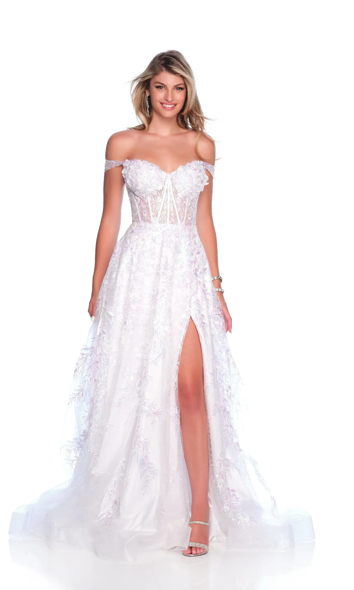 Long Prom Dress: Dave & Johnny 12207 sold by PromGirl product image thumbnail 3