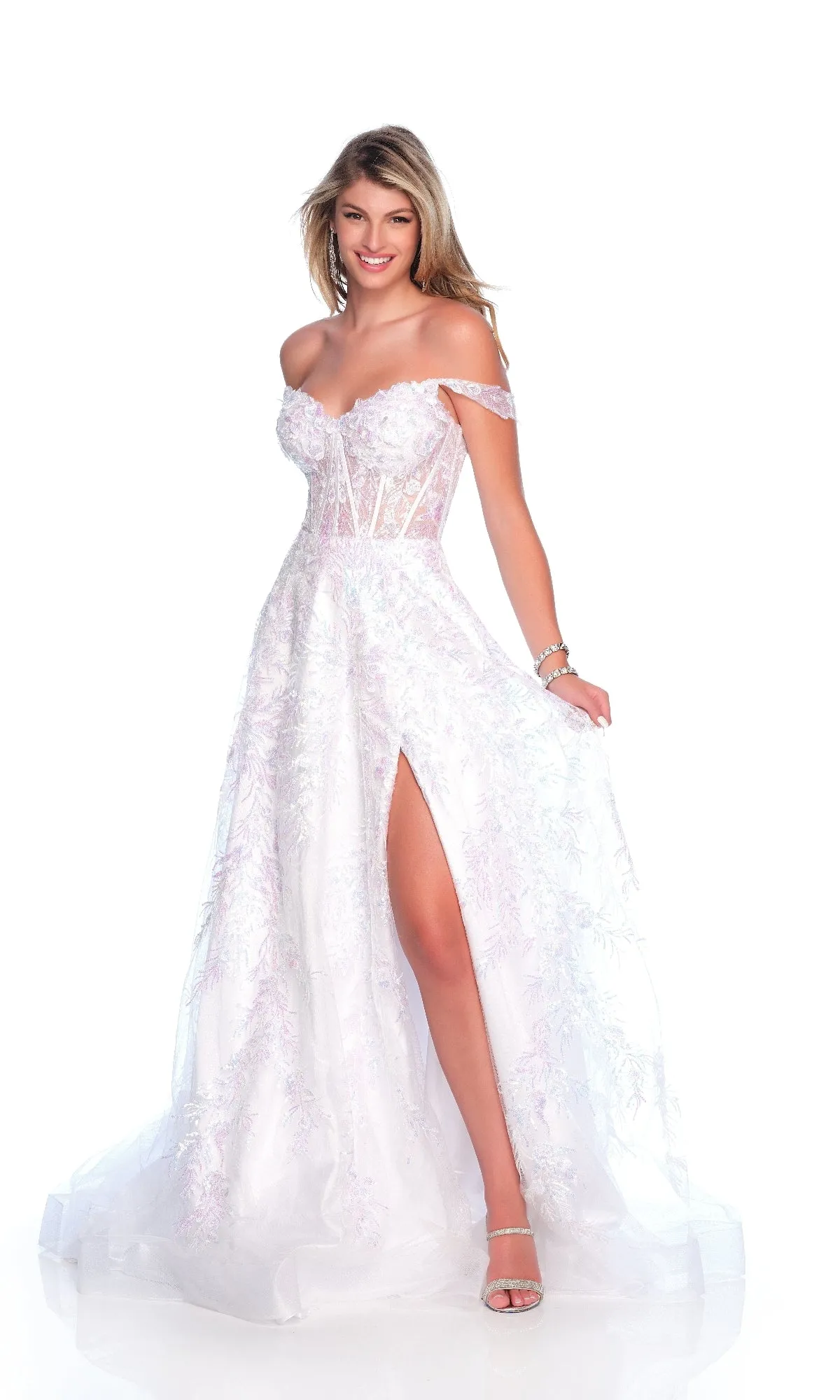 Long Prom Dress: Dave & Johnny 12207 sold by PromGirl