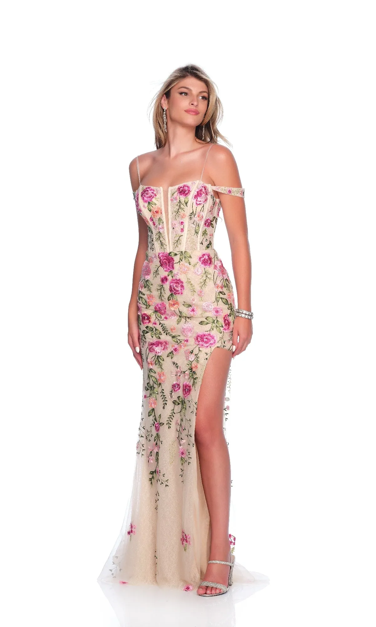 Long Prom Dress: Dave & Johnny 12097 sold by PromGirl