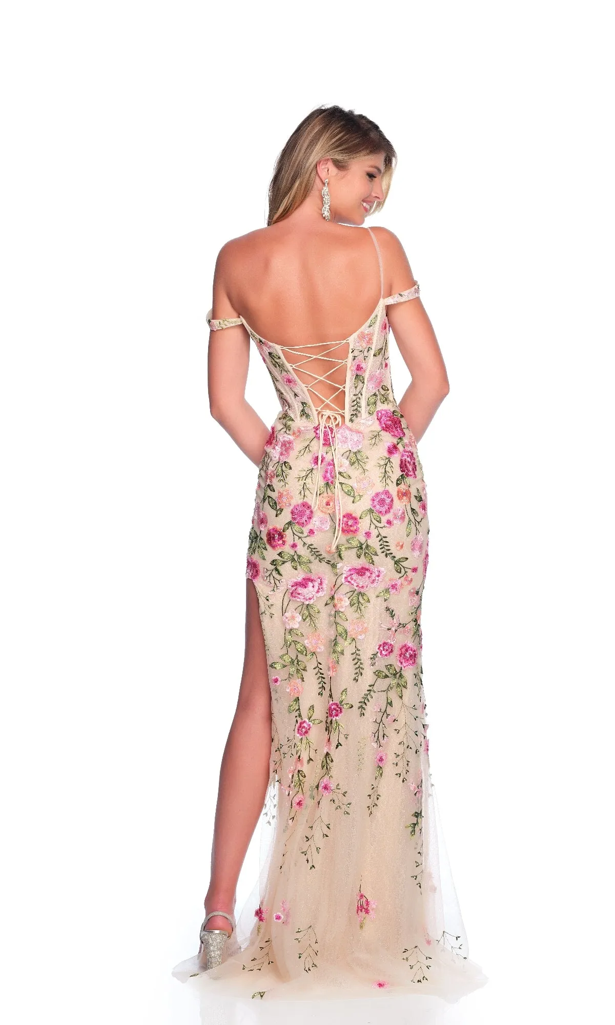 Long Prom Dress: Dave & Johnny 12097 sold by PromGirl product image thumbnail 2