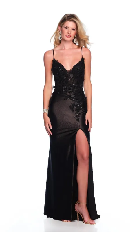 Long Prom Dress: Dave & Johnny 12056 sold by PromGirl