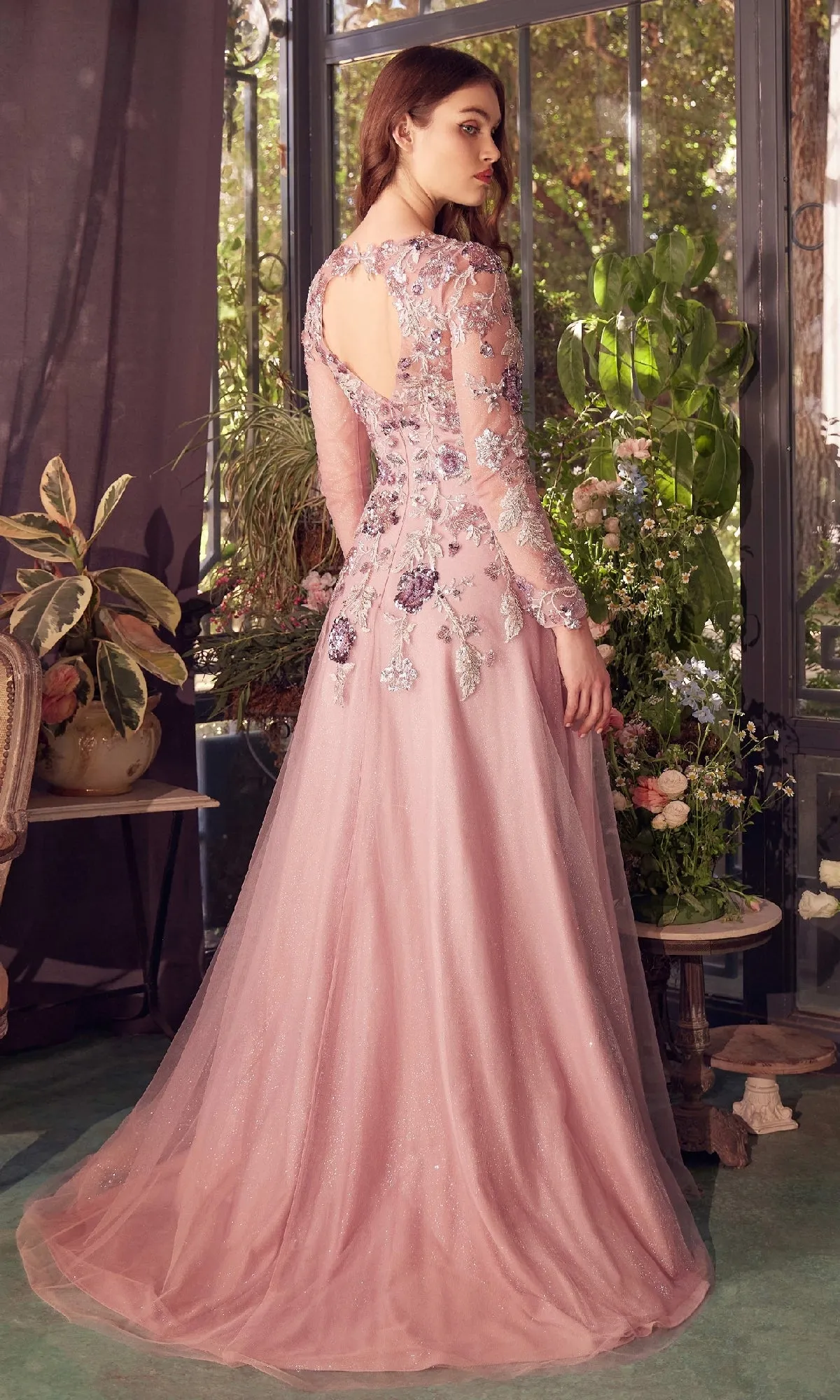 Long Formal Pink Dress: CLA1356 sold by PromGirl product image thumbnail 2