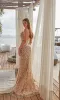 Floral-Embellished Prom Gown; Nox Anabel R1686 sold by PromGirl