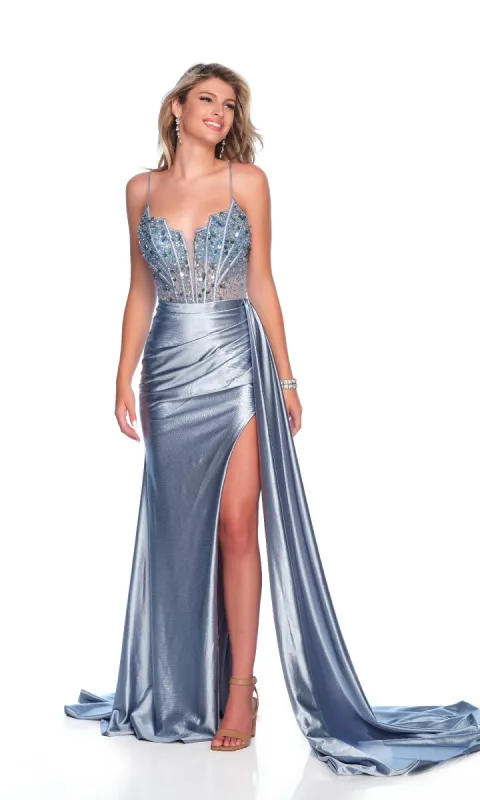 Light Blue Prom Dress: Dave & Johnny 12263 sold by PromGirl