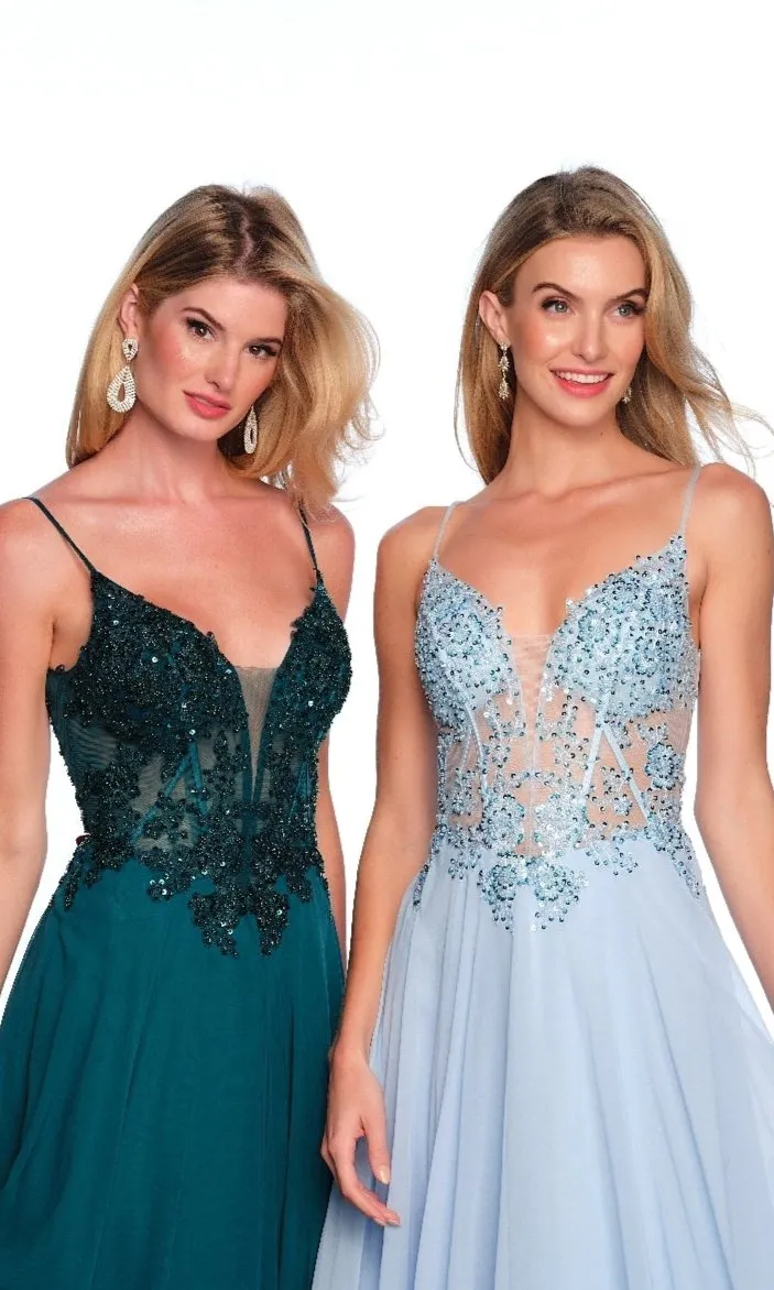 Long Prom Dress: Dave & Johnny 12082 sold by PromGirl product image thumbnail 2