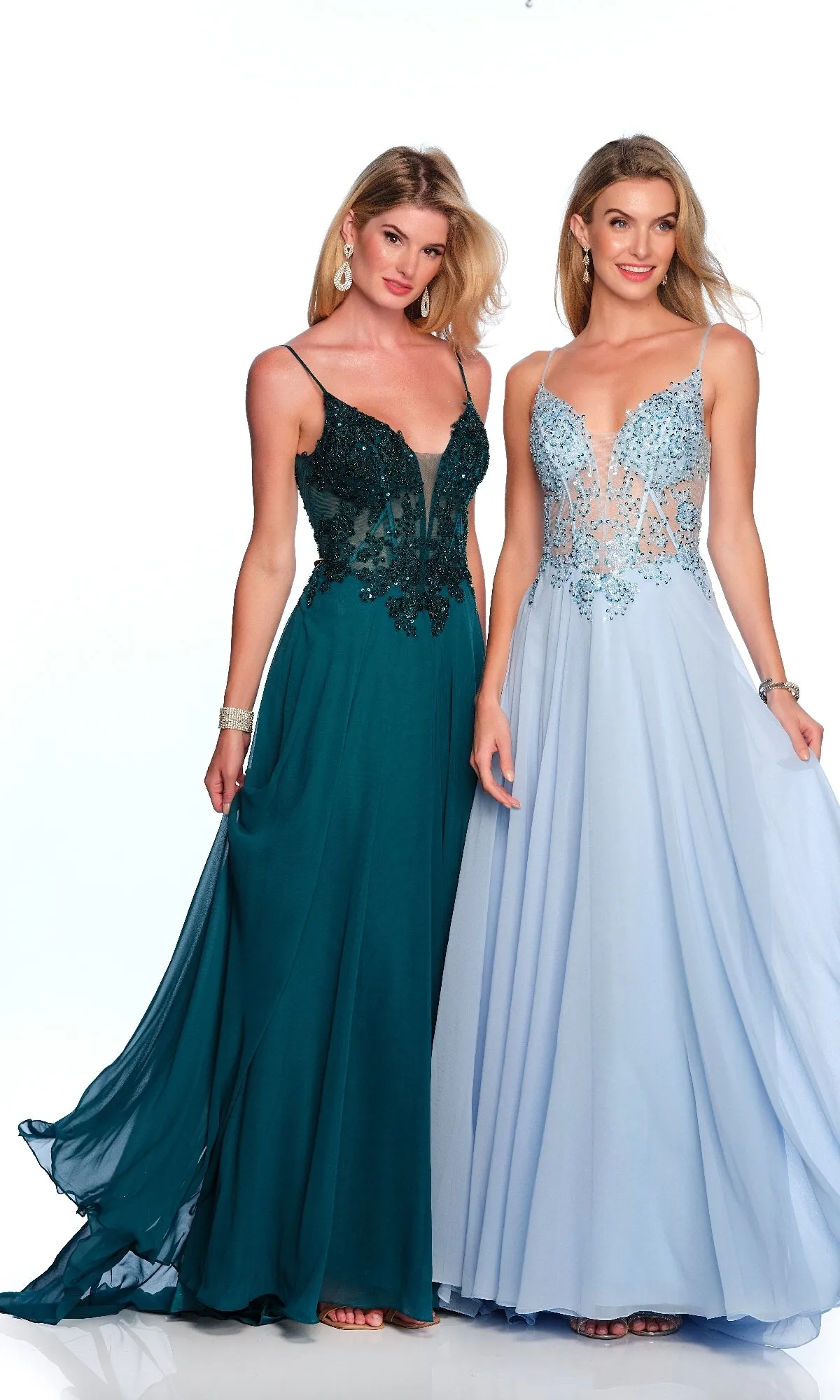 Long Prom Dress: Dave & Johnny 12082 sold by PromGirl