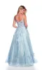 Long Light Blue Prom Dress: Dave & Johnny 11801 sold by PromGirl