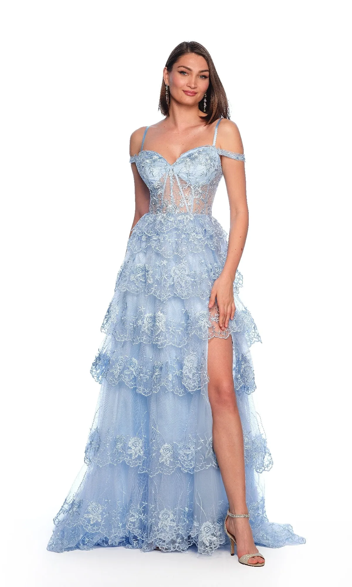 Long Prom Dress: Dave & Johnny 11713 sold by PromGirl