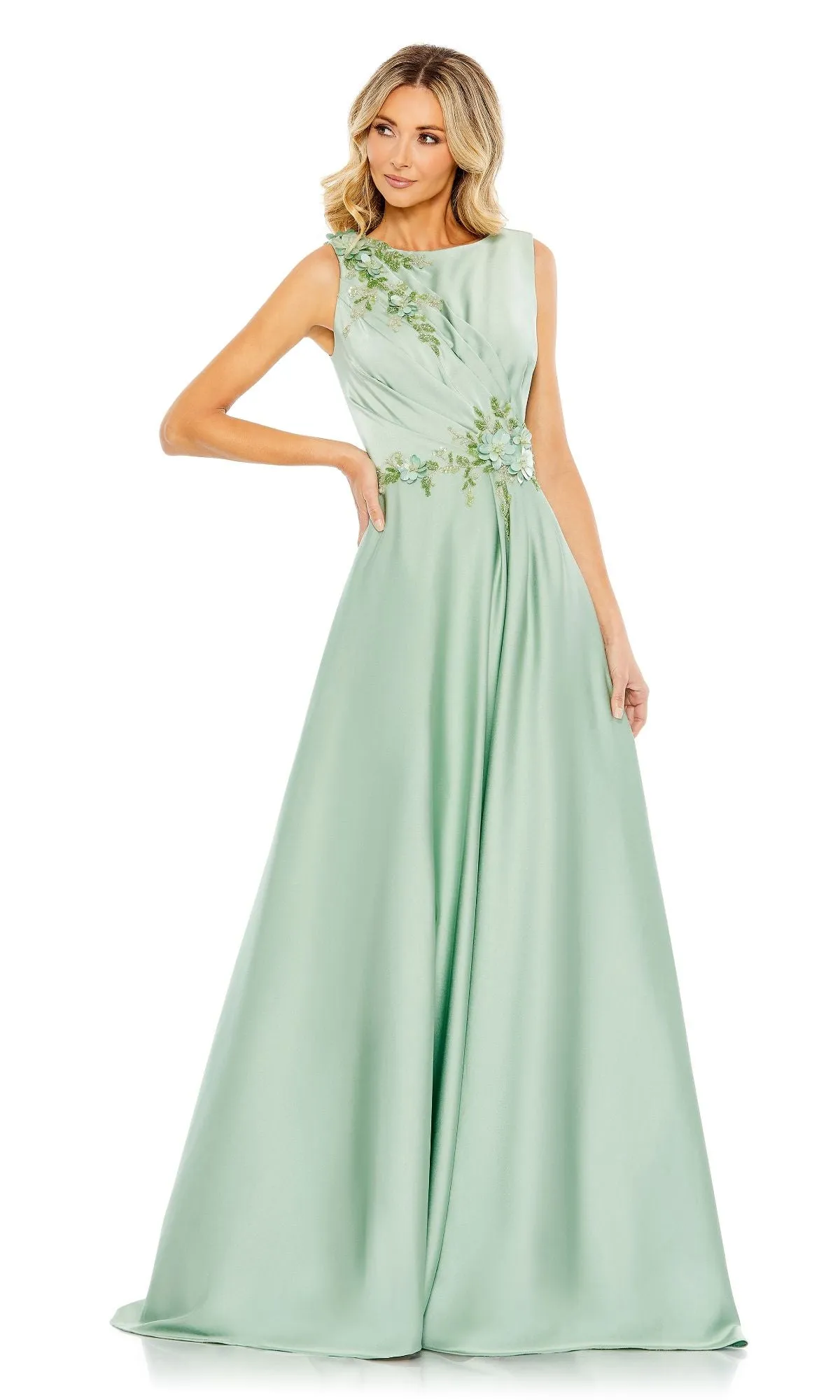 Sleeveless Long Formal Dress: Mac Duggal 20365 sold by PromGirl product image thumbnail 3