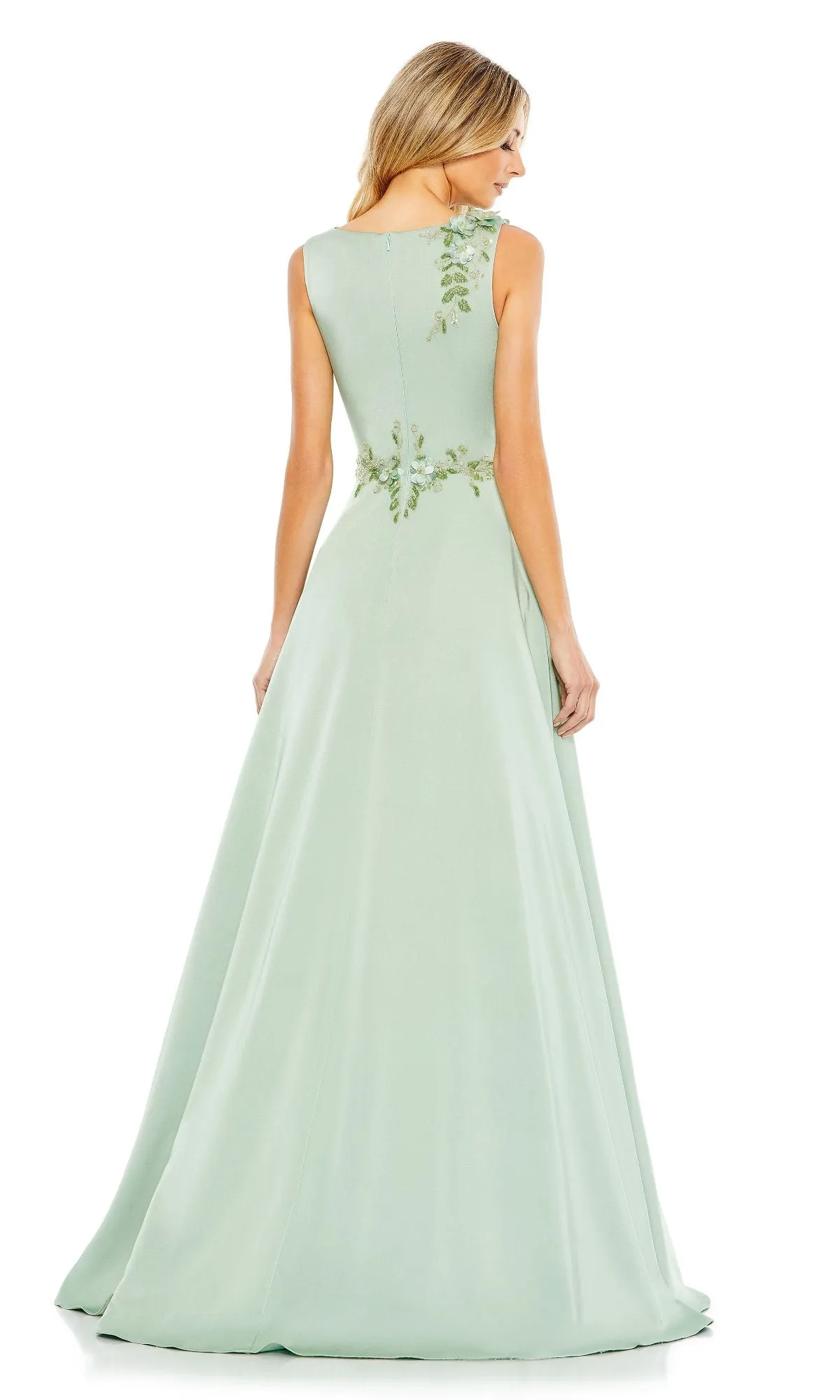 Sleeveless Long Formal Dress: Mac Duggal 20365 sold by PromGirl product image thumbnail 5