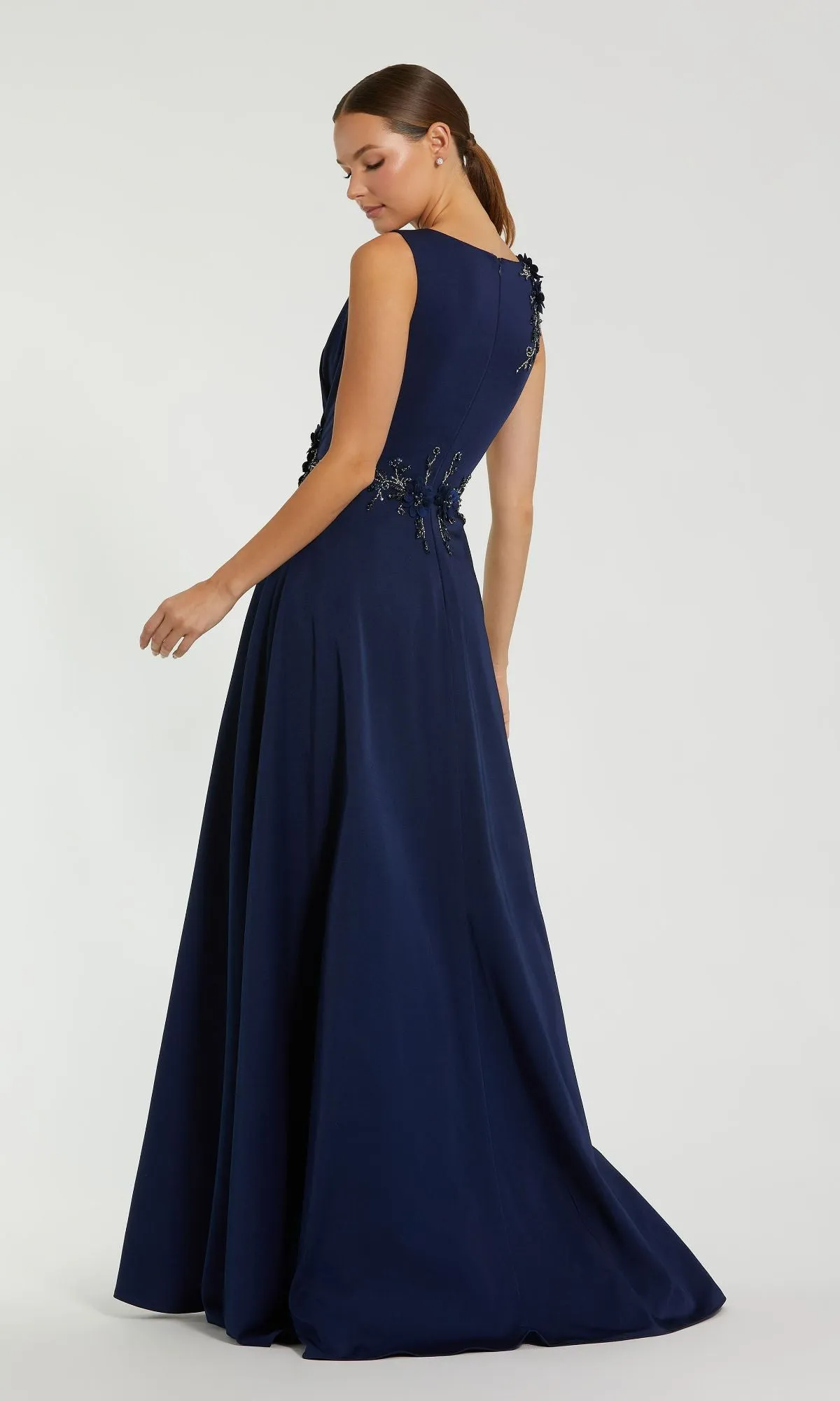 Sleeveless Long Formal Dress: Mac Duggal 20365 sold by PromGirl product image thumbnail 2