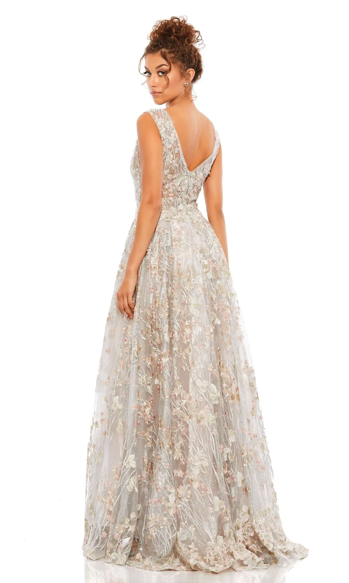 Embroidered Long Formal Dress: Mac Duggal A20131 sold by PromGirl product image thumbnail 5