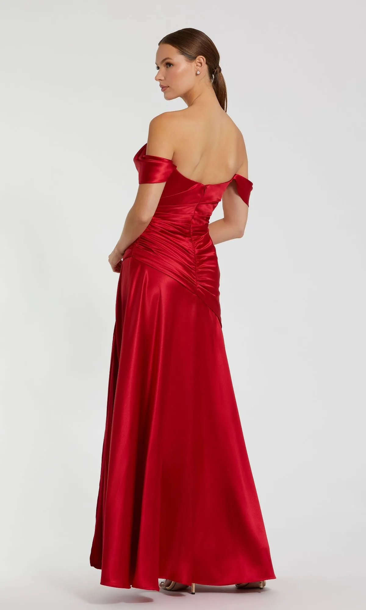 Off-the-Shoulder Prom Dress: Mac Duggal 56037 sold by PromGirl product image thumbnail 2