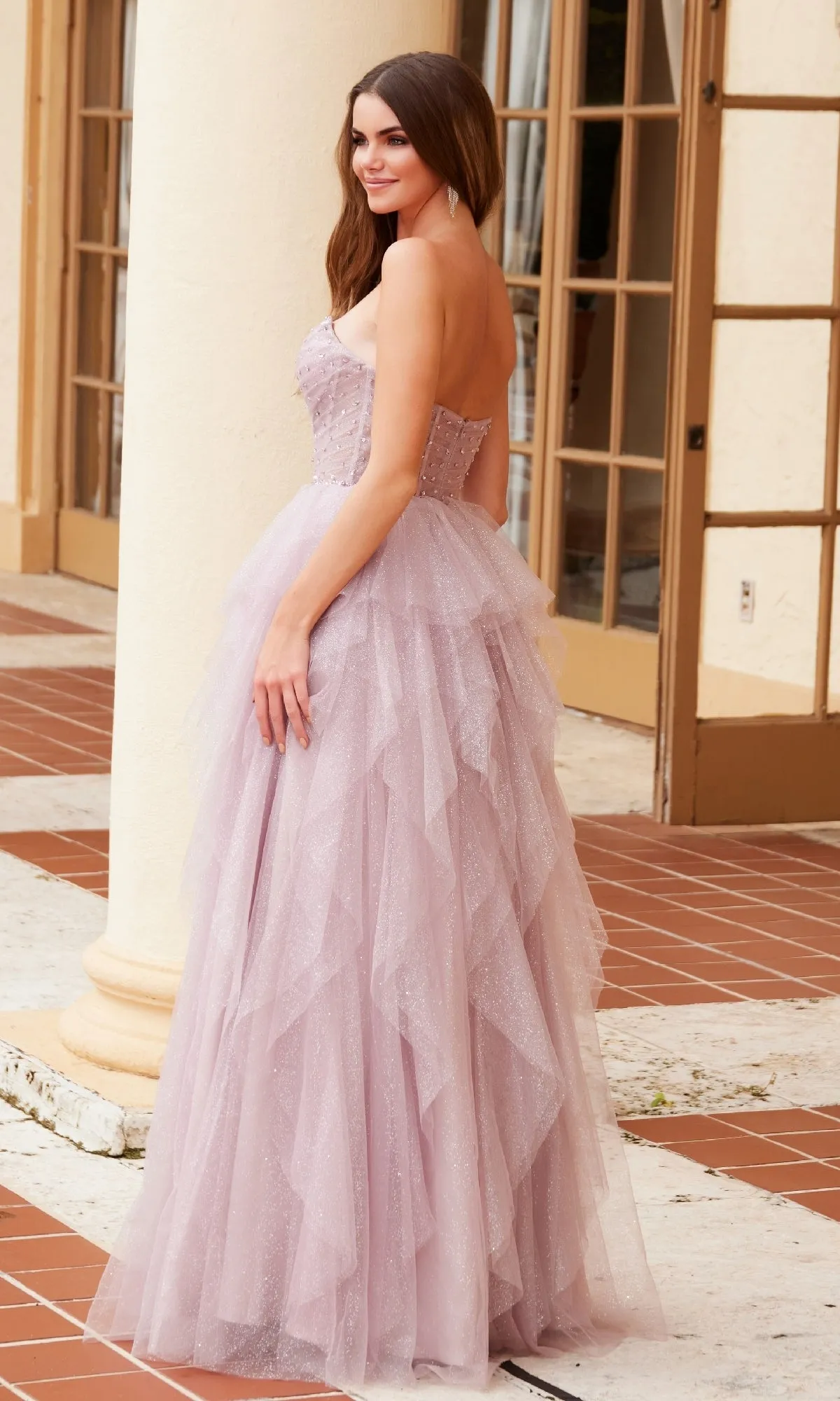 Long Prom Dress: Nox Anabel A1591 sold by PromGirl product image thumbnail 4