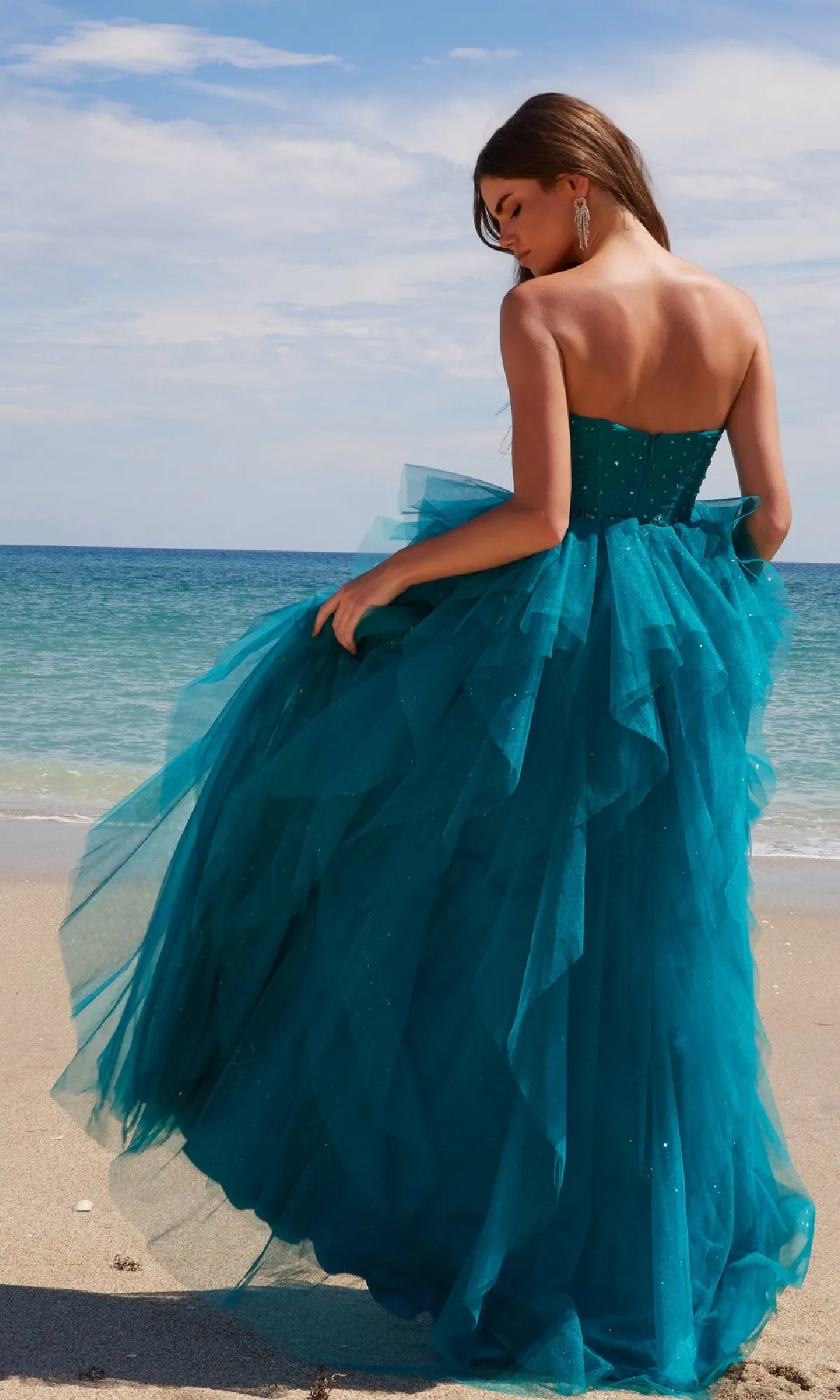 Long Prom Dress: Nox Anabel A1591 sold by PromGirl product image thumbnail 2