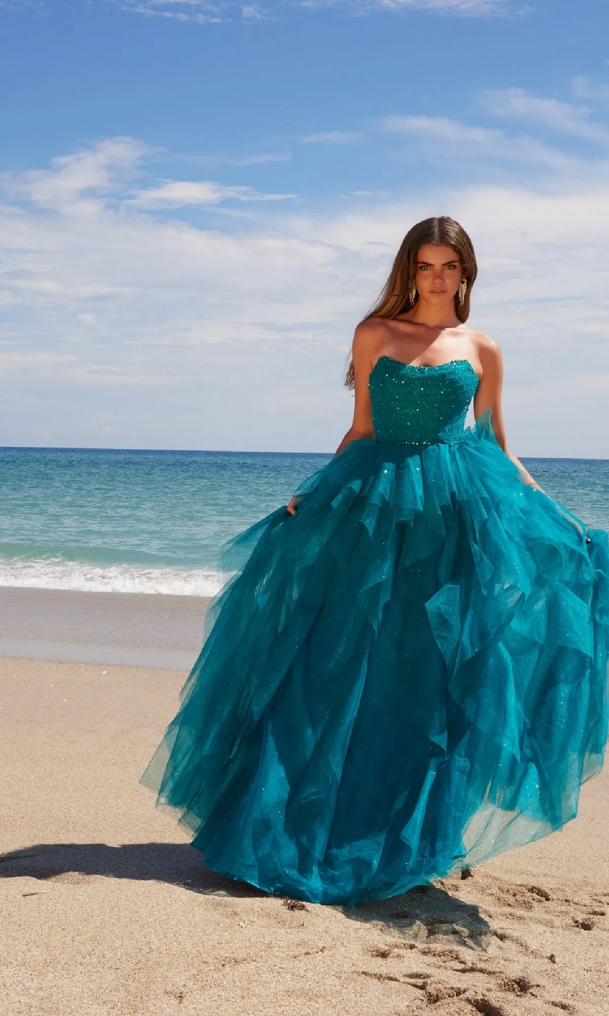 Long Prom Dress: Nox Anabel A1591 sold by PromGirl