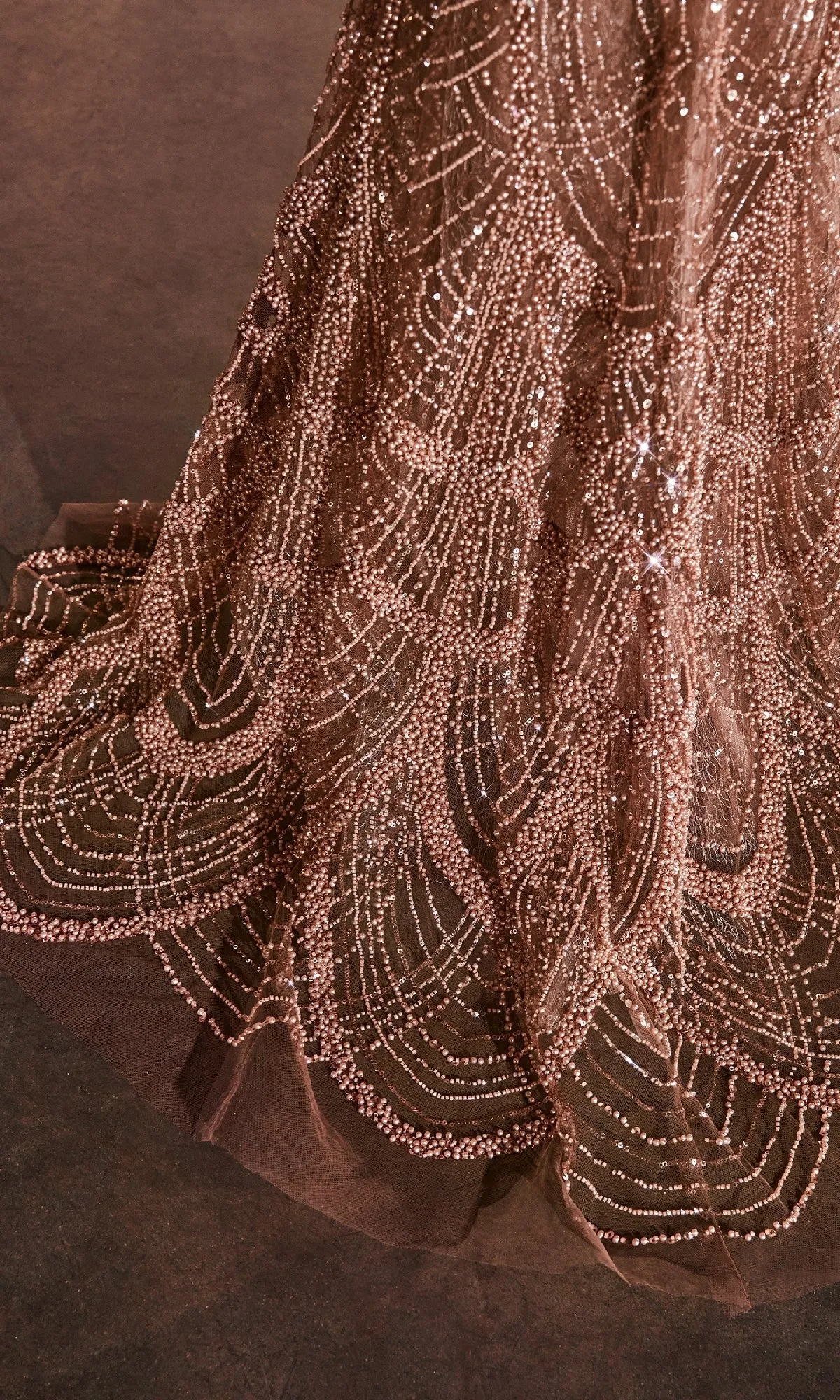 Long Beaded Sienna Prom Dress: Ladivine CC4020 sold by PromGirl product image thumbnail 5